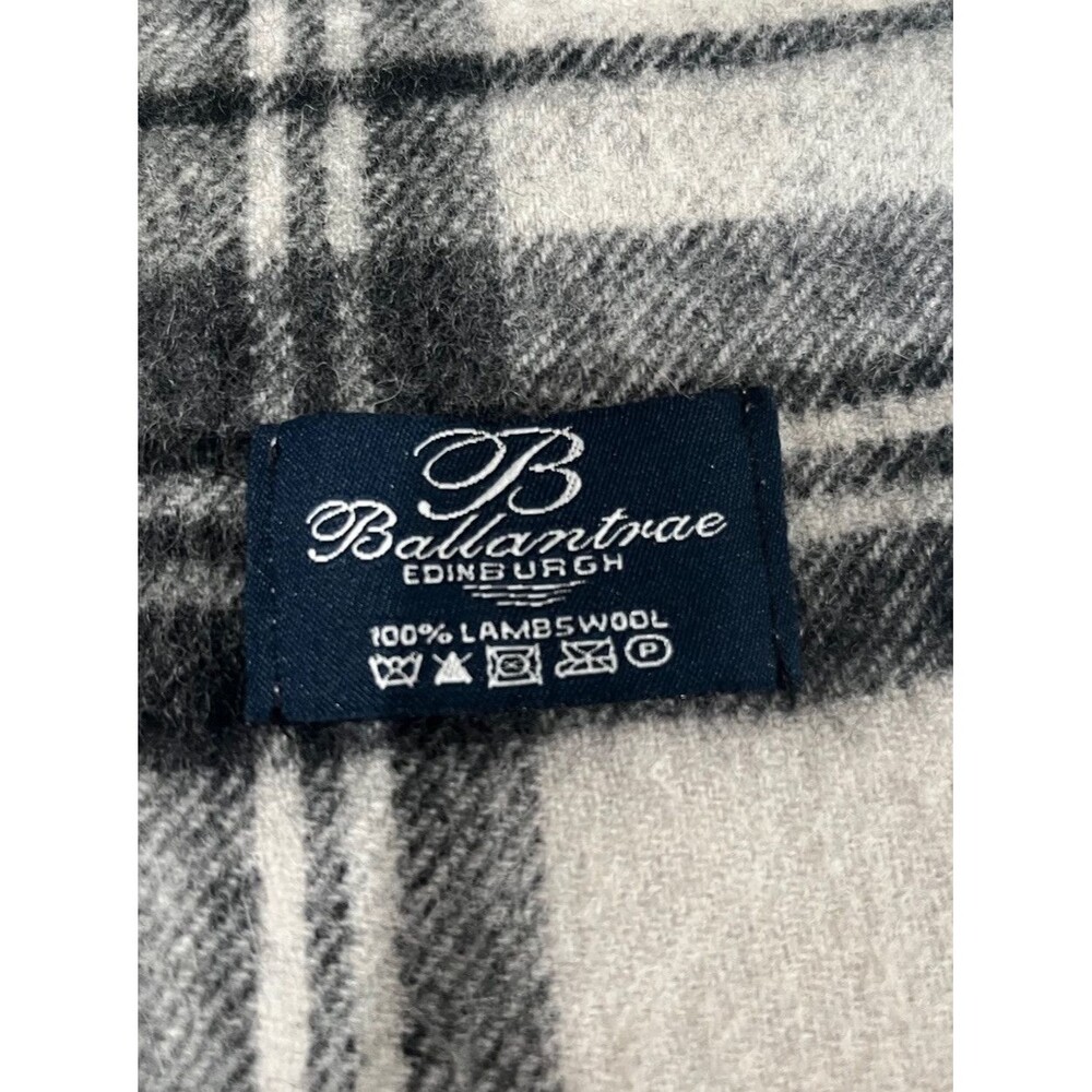 100% LAMBSWOOL BALLANTRAE EDINBURGH SCARF 10" X 60"